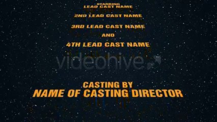 Cinema Credits - After Effects Template