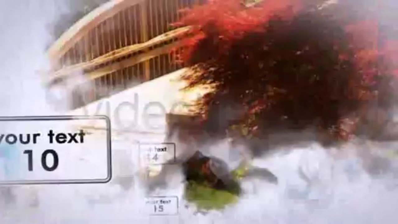 Cloud slide show - After Effects Template