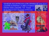 IRANIAN POTTERRY IMAGES OF ETHIOPIAS ELONGATED HEADED AFRICAN 33 FACE OF YESHUA