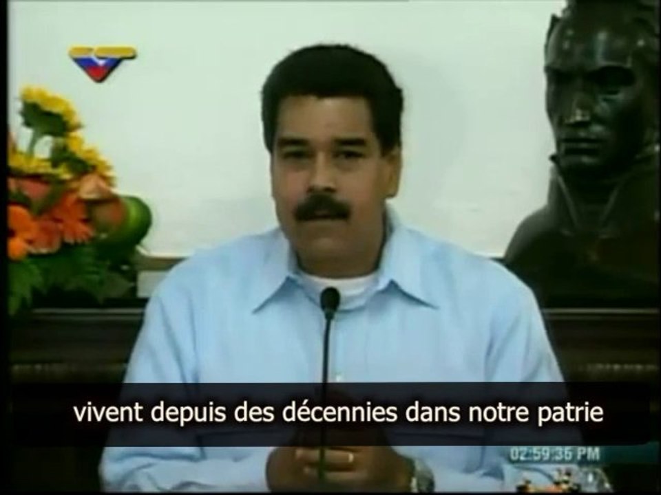 Nicolas Maduro dénonce la politique meurtrière des Etats-Unis en Syrie !