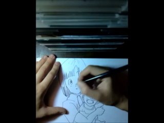 Drawing Bulma With Kid Trunks