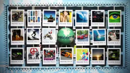 Paper Box Photo Portfolio Profile - After Effects Template