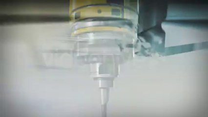 Machine aluminum logo - After Effects Template