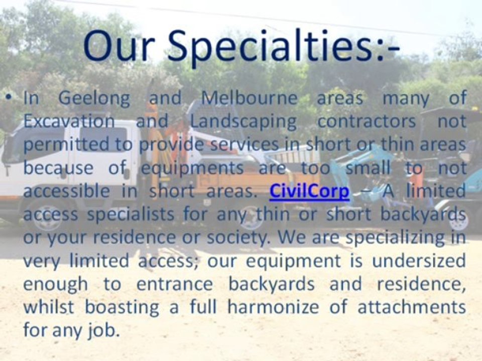 Excavation and Landscaping by CivilCorp