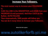 Get 1000 FOLLOWERS on Facebook per click, LOGIN here and start