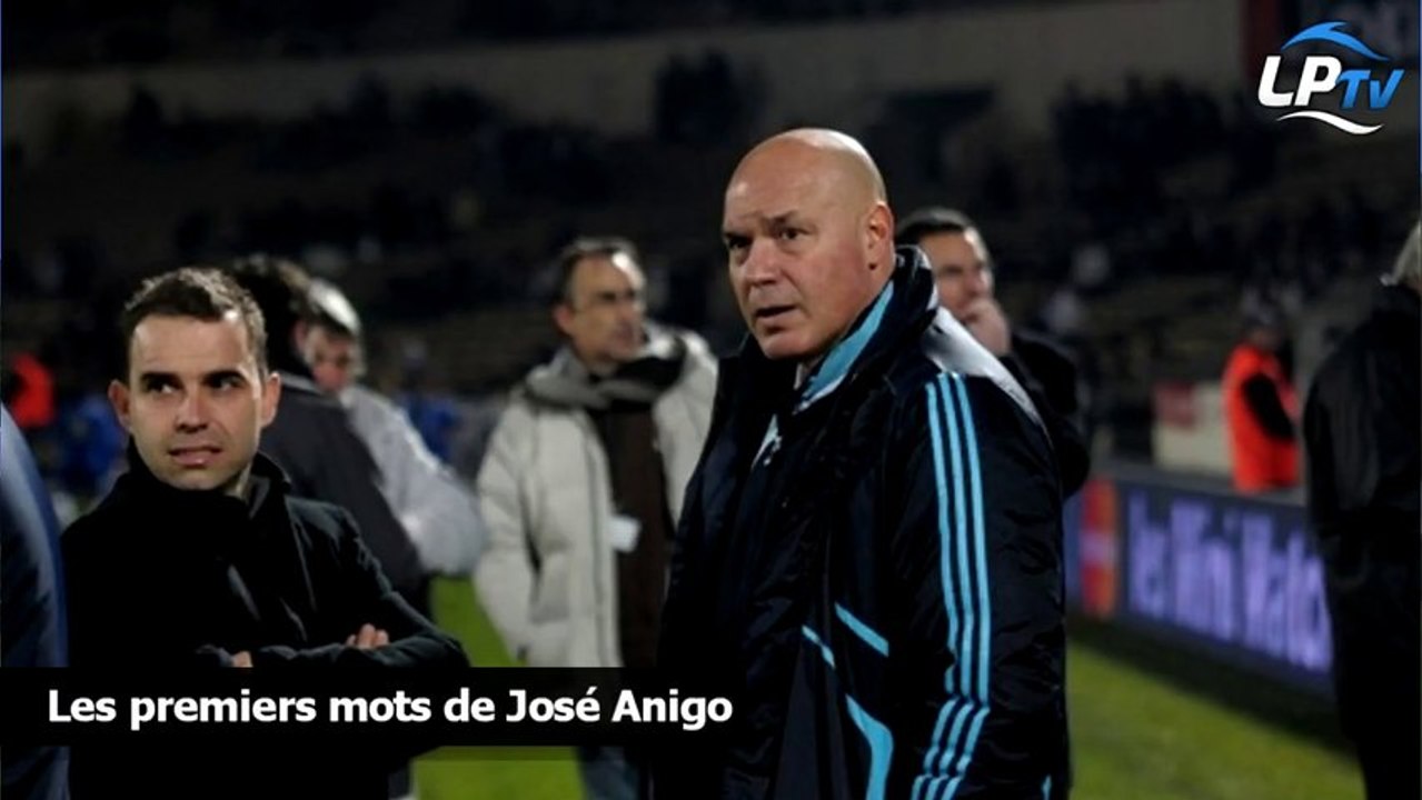 Les premiers mots de José Anigo