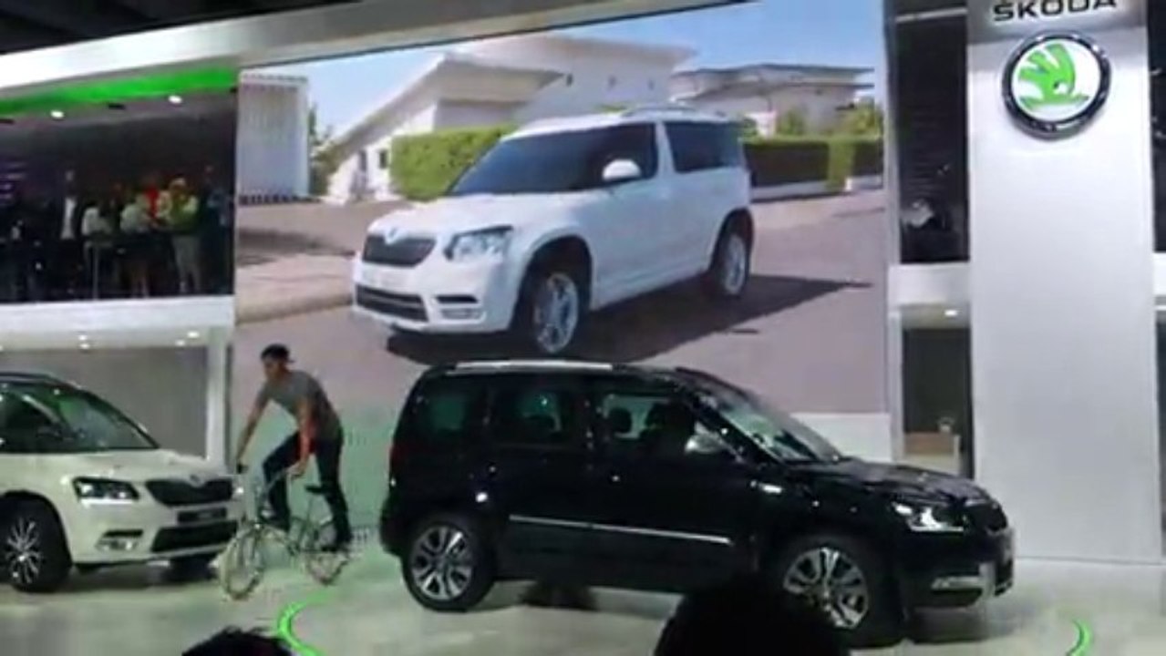 LIVE Francfort 2013 : Skoda dévoile le nouveau Yeti
