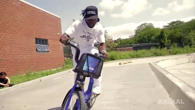 Session freestyle avec le Vélib New Yorkais!! Citi Bike - BMX 2013