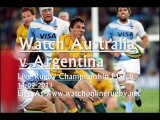 Championship Australia vs Argentina Live Streaming