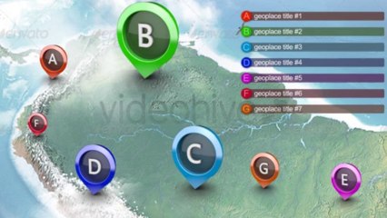 Map Markers - After Effects Template