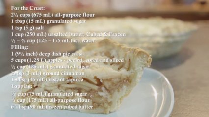 Apple Crumble Pie Recipe