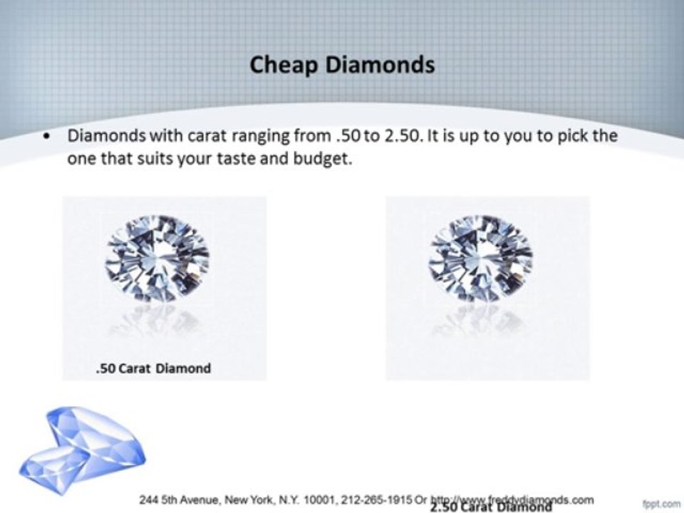 FreddyDiamonds-Get Cheap Diamonds and Engagement Rings