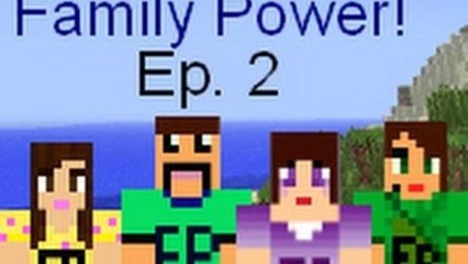 Minecraft Family Ep. 2 Diamond! Family Power