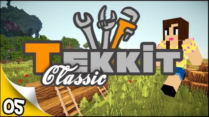 Minecraft Tekkit - EP 5 - Evil Skeleton!