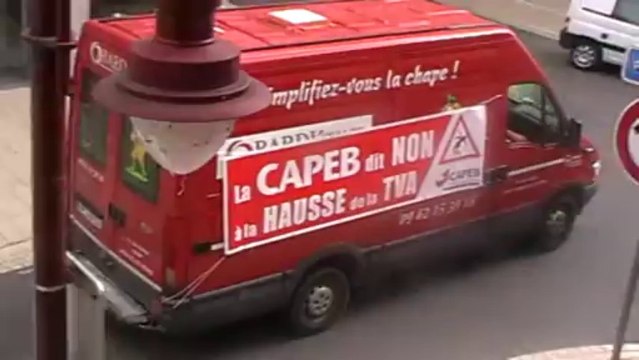 VESOUL : LES ARTISANS DU BATIMENT DANS LA RUE