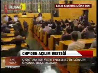 CHP'DEN AÇILIM DESTEĞİ