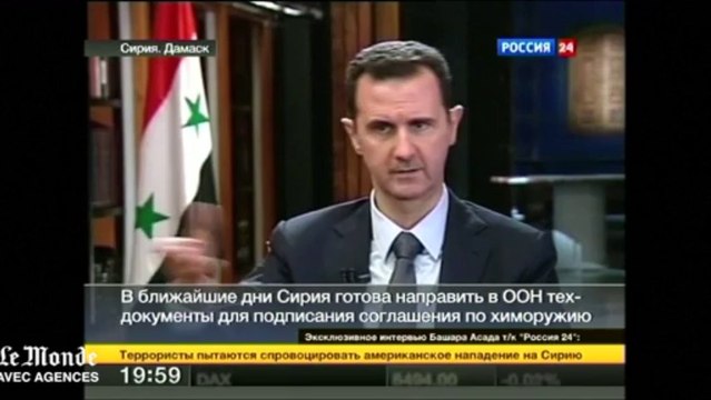 Armes chimiques : Assad pose ses conditions