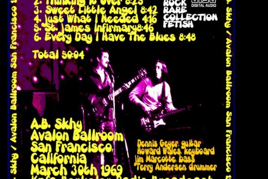 AB Skhy Thinking It Over 1969 Live Avalon Ballroom US Psych Blues Rock