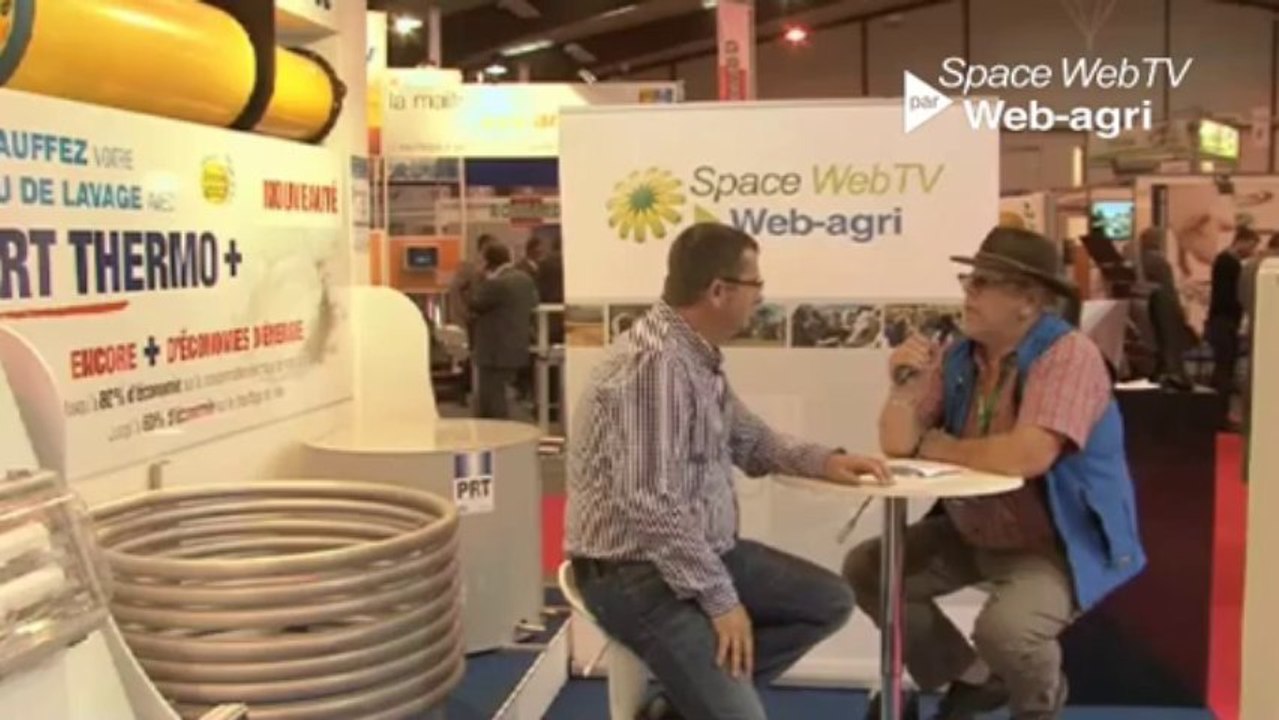 Equipement de traite : un pré refroidissement à lait associé à une pompe à chaleur