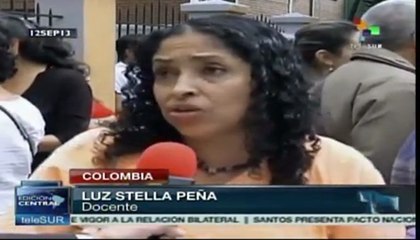 Maestros colombianos rechazan acuerdos alcanzados por FECODE con gob.