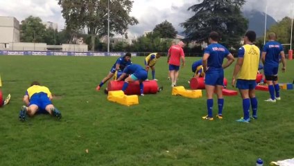 Le FCG travaille la défense avec Bernard Jackman