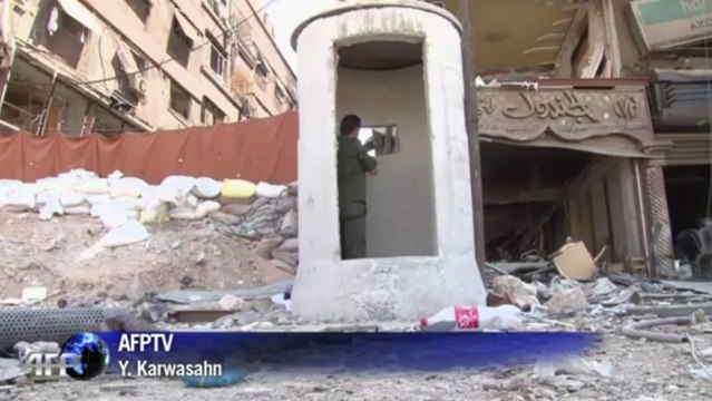 Après des mois de combats, le camp de Yarmouk est en ruines