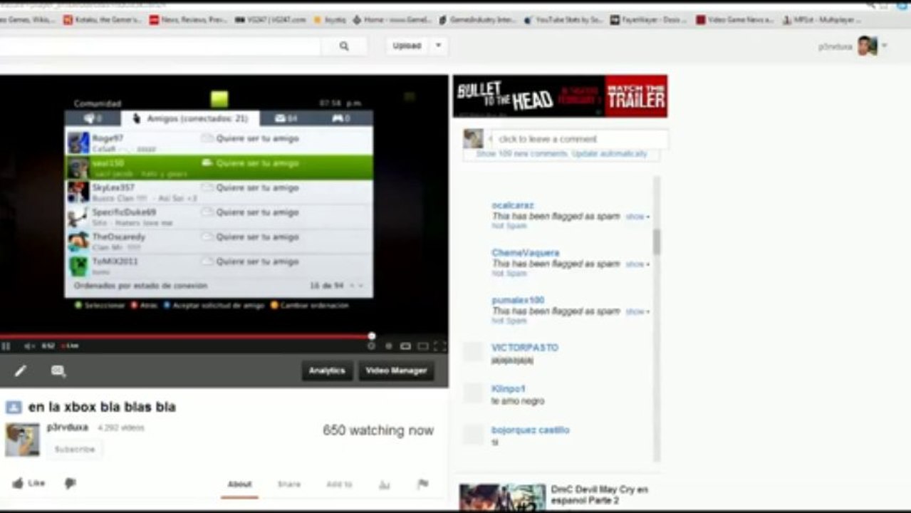 en la xbox bla blas bla
