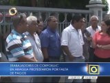 Trabajadores de Corpoelec en Aragua protestaron por falta de pagos