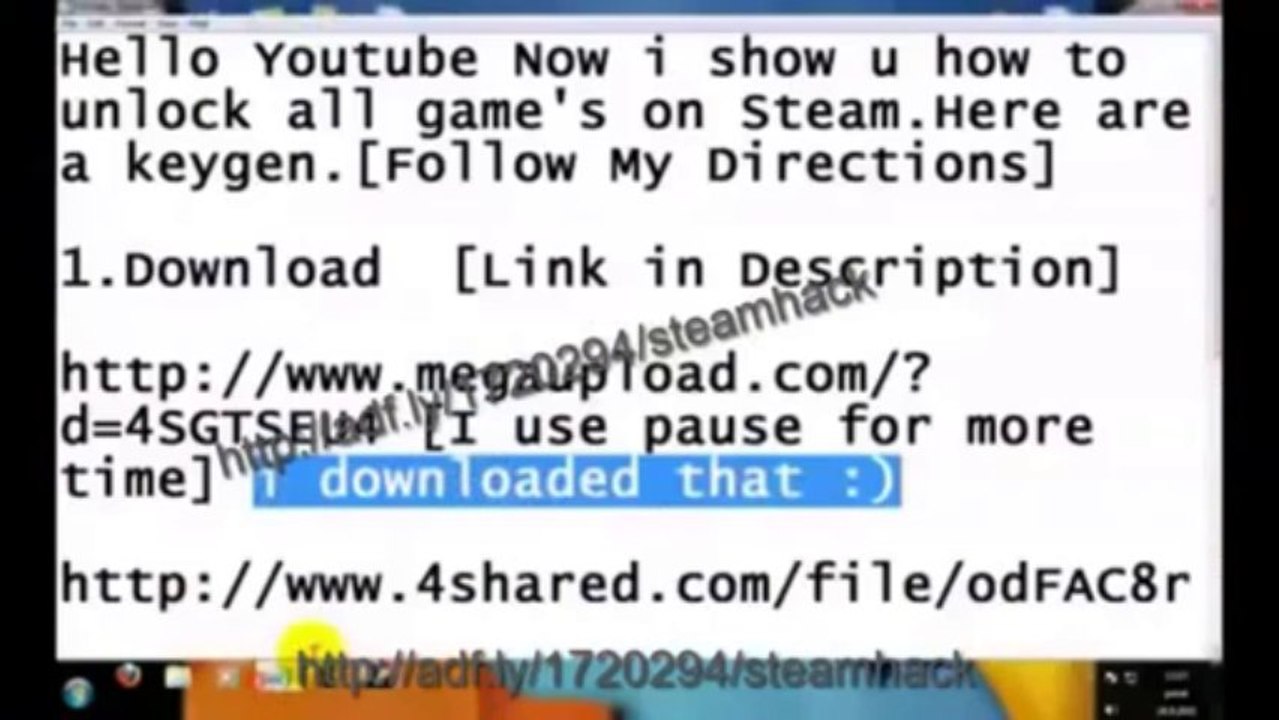 ▶ steam key generator 2013