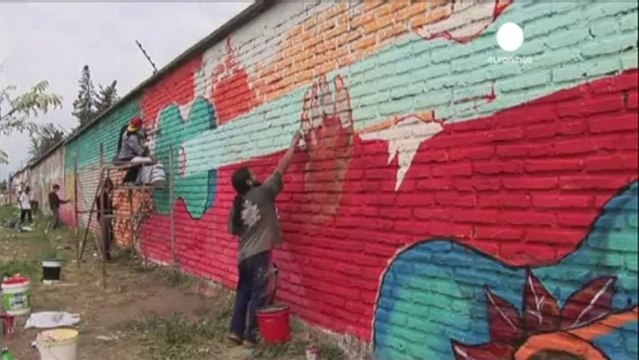 Mural marks 40th anniversary of death of Chilean folk singer