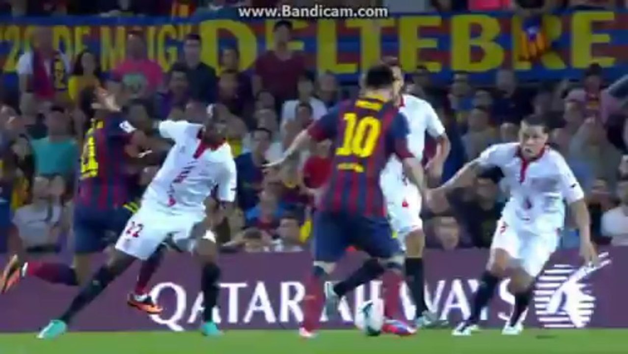 Seguimiento a Neymar durante el FC Barcelona (3-2) Sevilla FC - HD