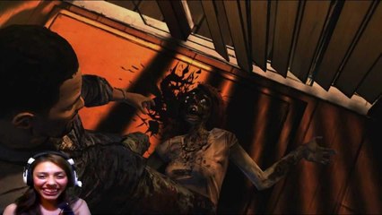 The Walking Dead Part 2 Hammer to the FACE! Girl Power :D  (Ep. 1)