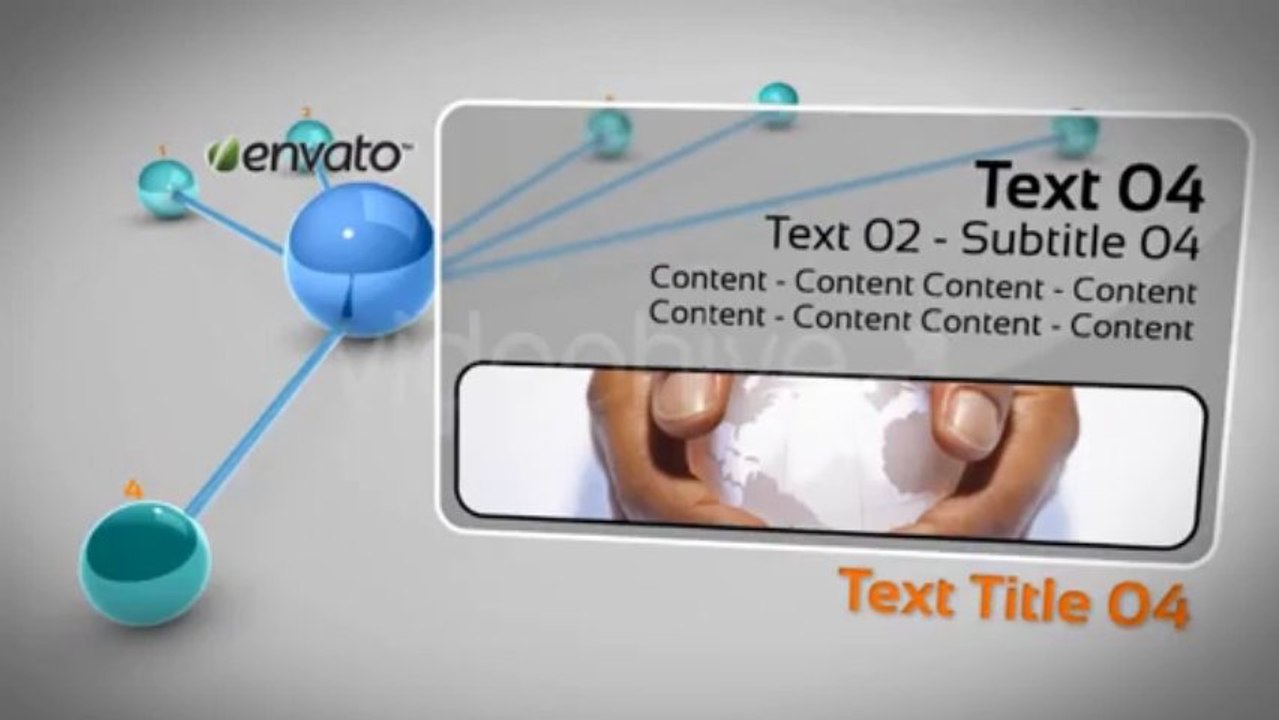 3D Balls - Corporate Network - After Effects Template