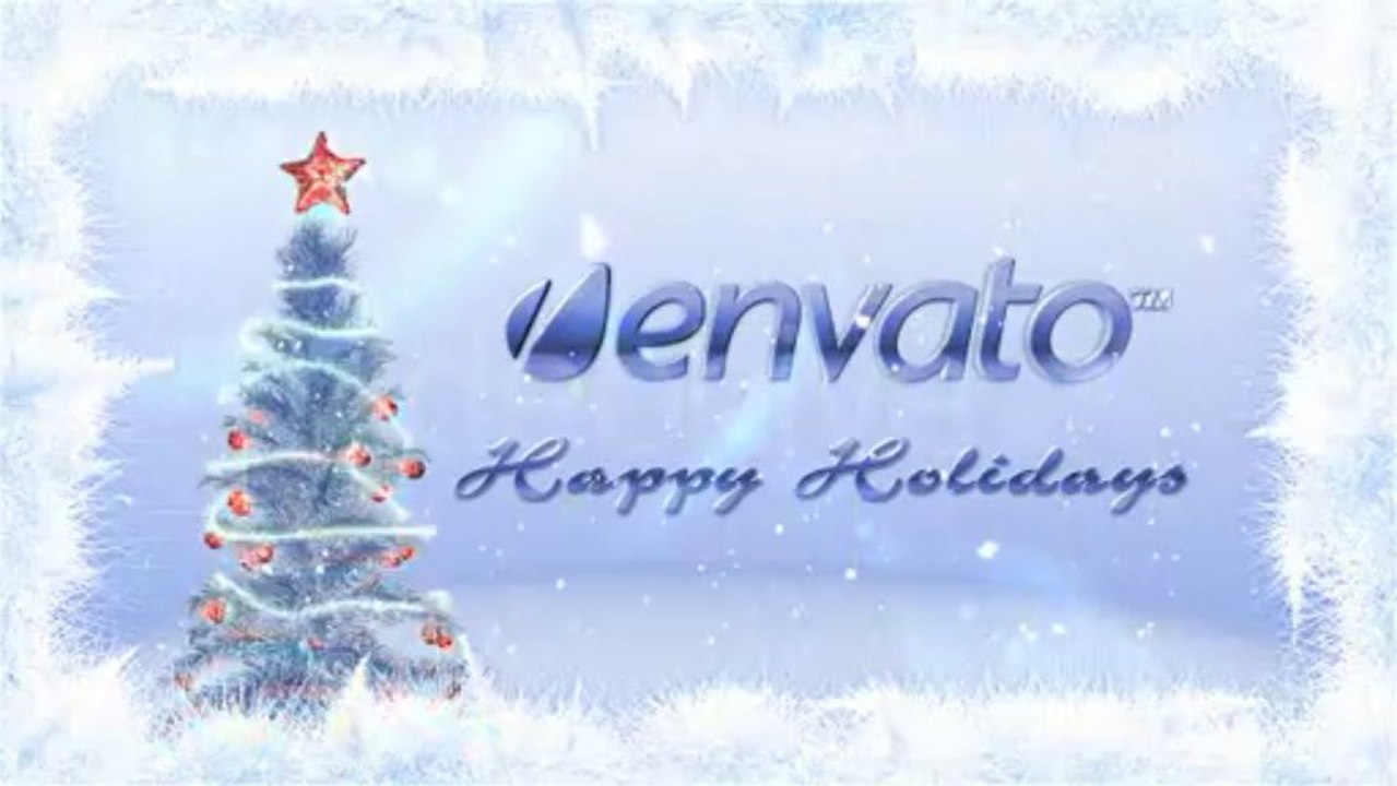 Christmas tree greeting - After Effects Template