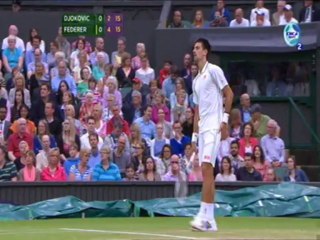 Roger Federer - Novak Djokovic (Wimbledon 2012 - Semifinala) Part 1