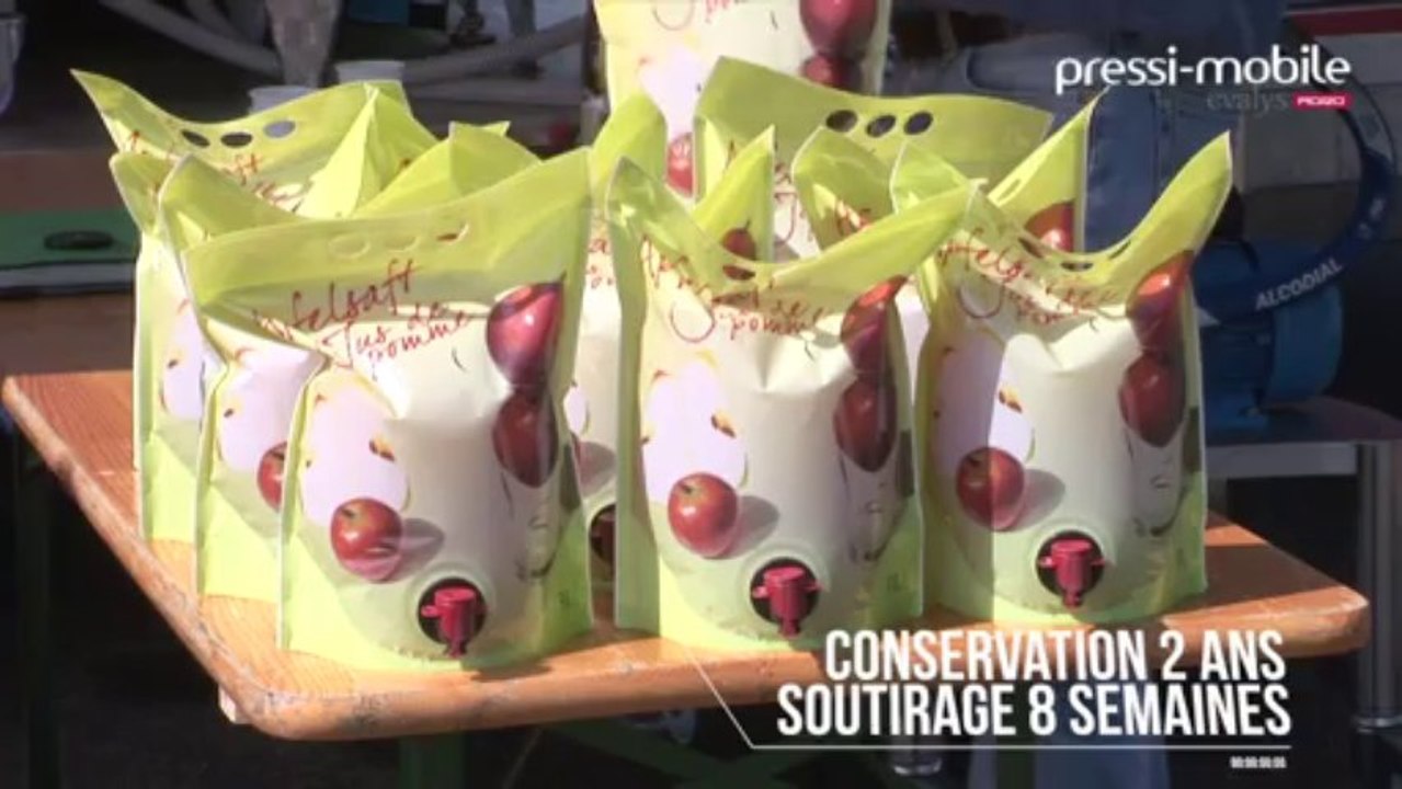 Pressi-mobile tour - Ne gachez plus vos fruits, buvez les ! - Buvez vos fruits ! - Fabrication de jus de pommes