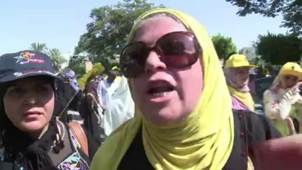 Morsi backers rally nearly one month after crackdown