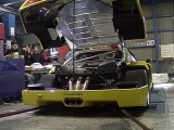 Ferrari F40 Twin-Turbo on a dyno