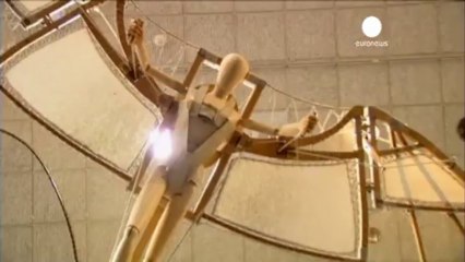 Leonardo da Vinci flight notebook goes on display in US