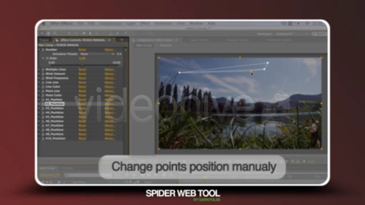 Spider Web Tool - After Effects Template