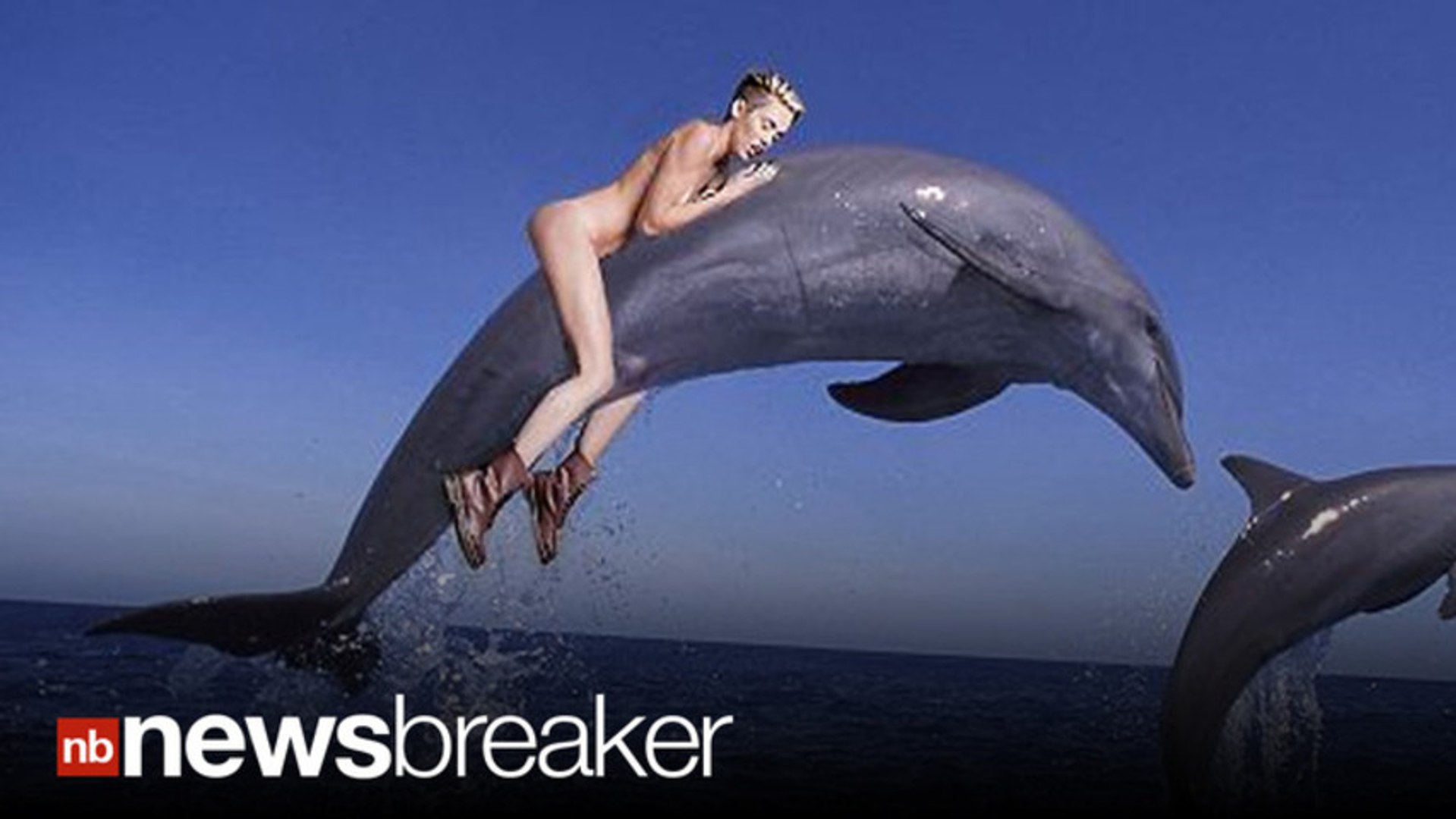 ⁣NAKED MILEY MEMES: ‘Wrecking Ball’ Singer Straddling a Dolphin, Eiffel Tower Goes Viral