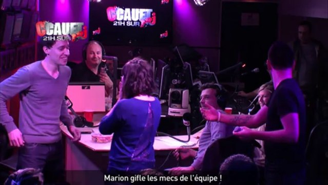 Marion gifle les mecs de l'équipe ! - C'Cauet sur NRJ