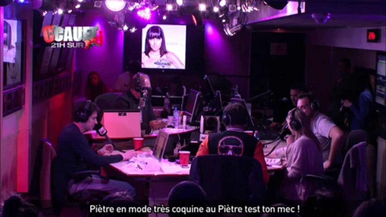 Piètre en mode très coquine dans le Piètre test ton mec - C'Cauet sur NRJ