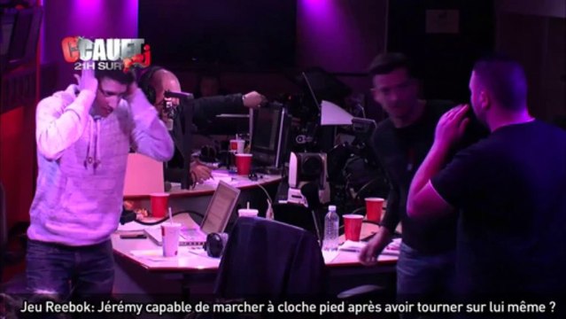 Jeu Reebok: Jérémy capable de marcher à cloche pied ? - C'Cauet sur NRJ