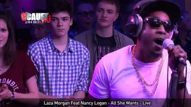 Laza Morgan Feat Nancy Logan - All She Wants - Live - C'Cauet sur NRJ