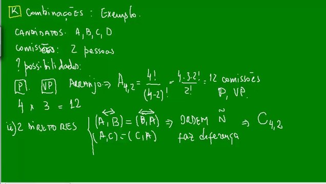 08 - Combinações - Aula 1