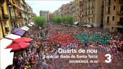 TV3 - Diumenge a les 19.40 - "Quarts de nou", especial Santa Tecla
