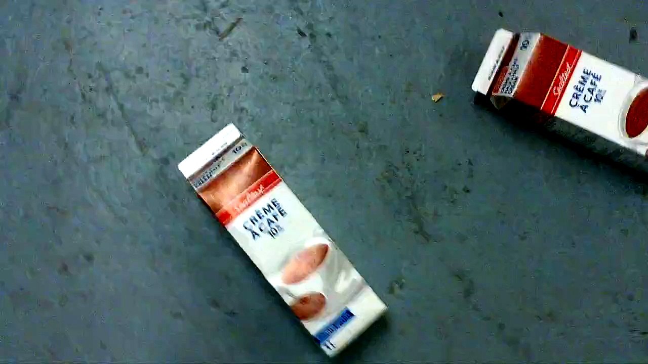 BANG BANG!!! (An exploding milk carton I stomped twice in a row that sounded like a shotgun in a loud room)
