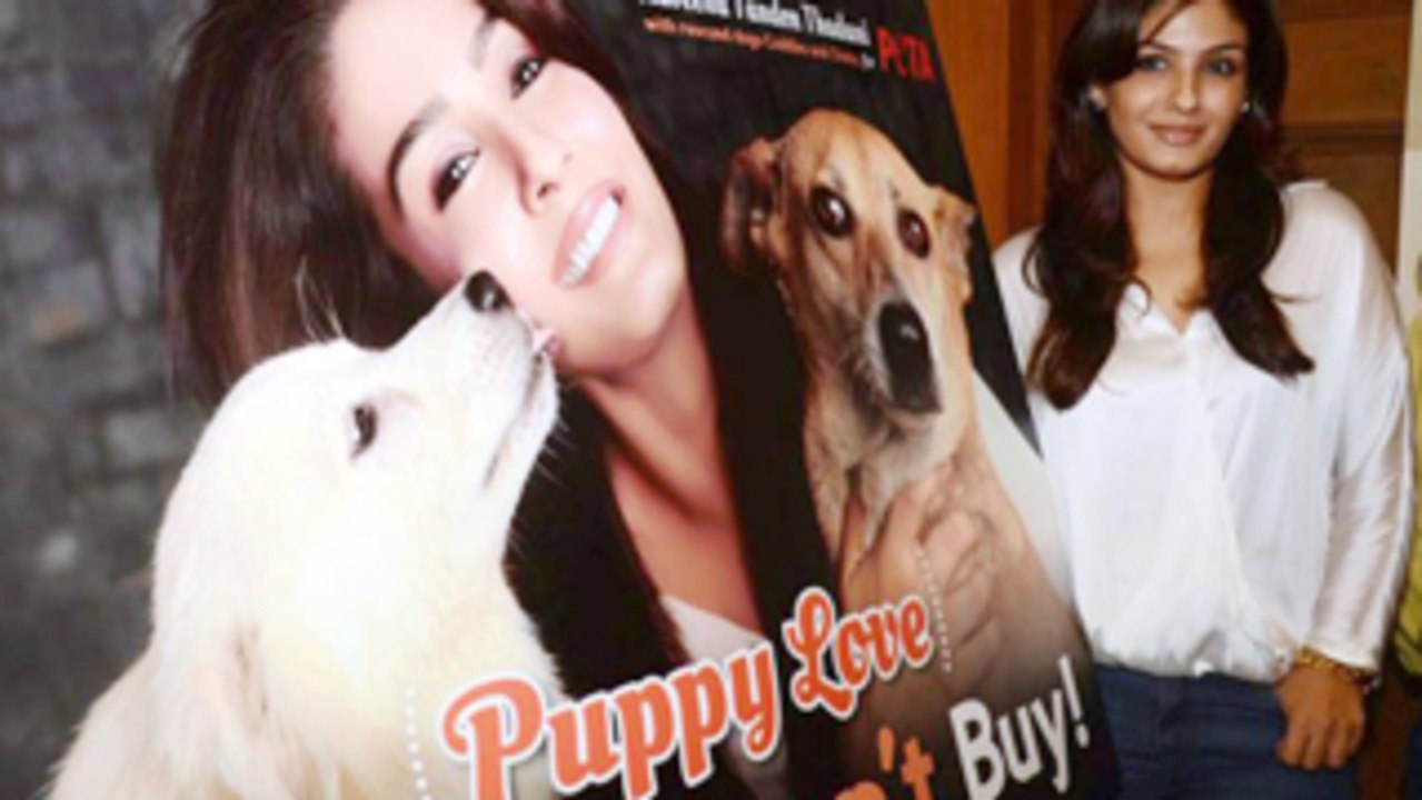 Raveena Tandon Launches PETA's Dog Adoption Campaign!