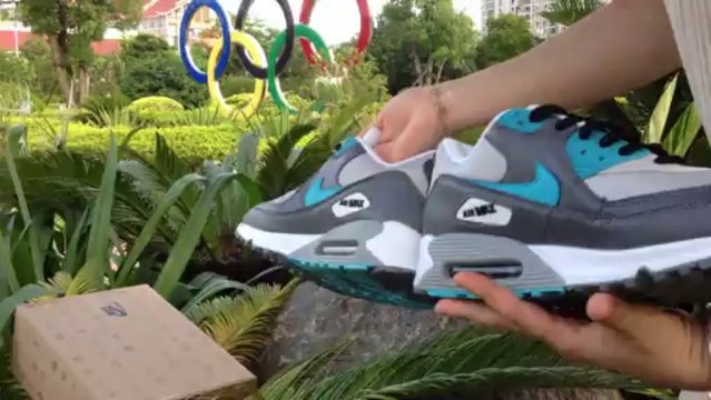 * lunettesshopfr.cn *Pas cher Chaussures nike air max 90 Homme Bleu Gris